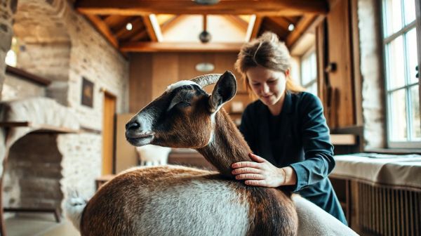 Services d'ostéopathie pour chèvres et moutons à Pau